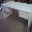 escritorio 4 cajones blanco